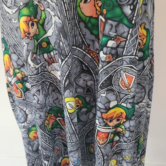 Legend of Zelda Windwaker Size M Print Skater Dress Comic Con Cosplay Gamer - Picture 3 of 10